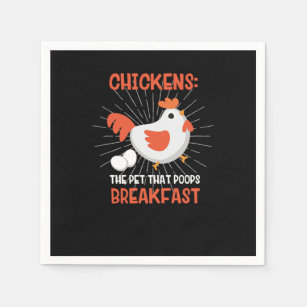 09.Chickens The Pet That Poops Breakfast Napkin