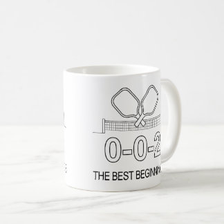 0-0-2 The Best Starts Indoor Pickleball Mug