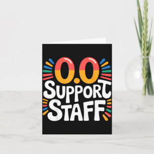 0.0 Suprt Staff Marathon Cheer Squad -  Card