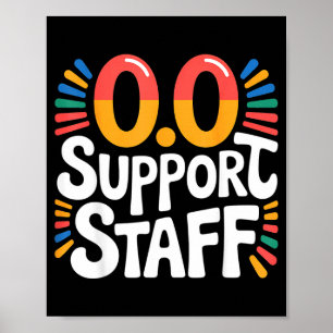 0.0 Suprt Staff Marathon Cheer Squad -  Poster