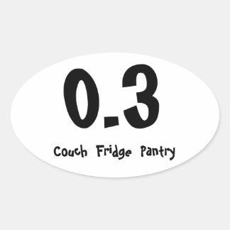 0.3  Couch   Fridge   Pantry Oval Sticker