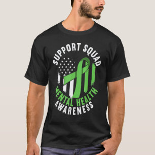 0 Awareness I Support Squad I Depression & Mental  T-Shirt