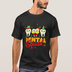 0 Christmas Dental Squad Mask Orthodontist Dentist T-Shirt