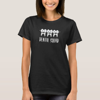 0 Dental Assistant Dentist Squad Teeth Tooth Surge T-Shirt