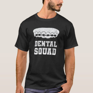 0 Dental Assistant Dentist Squad Teeth Tooth Surge T-Shirt