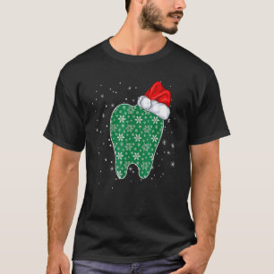 0 Dentist Christmas Pyjamas Santa Tooth Xmas Famil T-Shirt