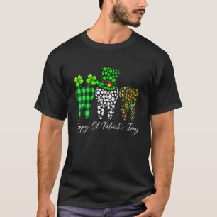 0 Dentist Happy St Patricku2019s Day Cute Tooth De T-Shirt