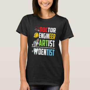 0 Doctor Engineer Artist Dentist Medical Student G T-Shirt