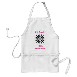 0% Greek, 100% Macedonian Apron