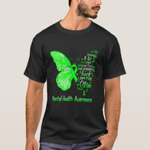 0 I Am The Storm Mental Health Awareness Butterfly T-Shirt