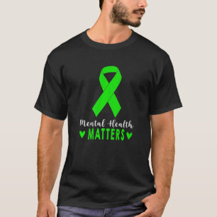 0 In May We Wear Green For Mental Health Awareness T-Shirt