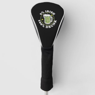 0 Irish 100 Drunk Green Beer Funny St Patrick s Golf Head Cover