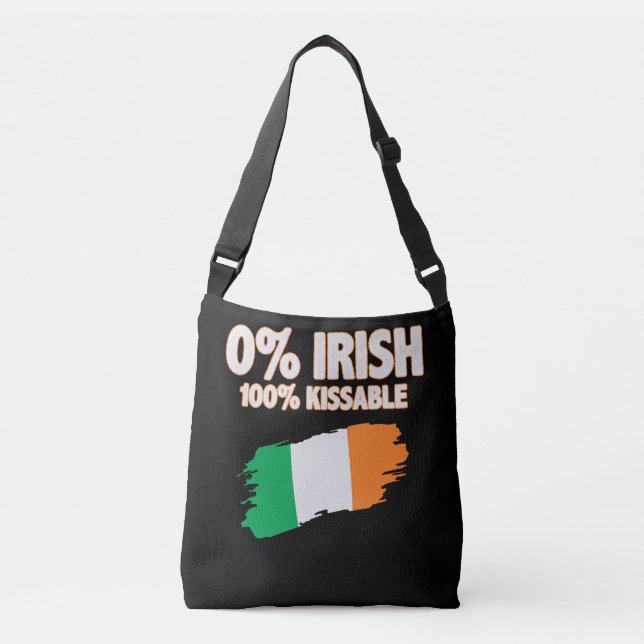 0% Irish 100% Kissable Crossbody Bag (Front)