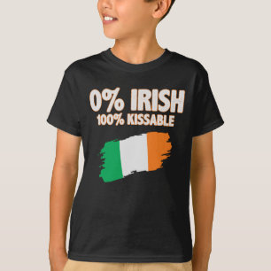 0% Irish 100% Kissable T-Shirt