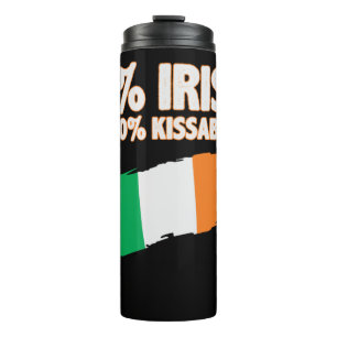 0% Irish 100% Kissable Thermal Tumbler