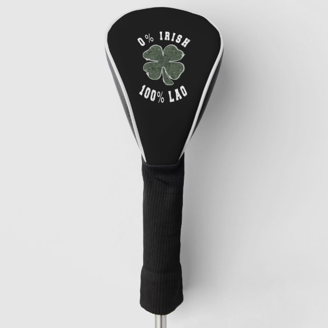 0 Irish 100 Loa Shamrock Golf Head Cover (Front)