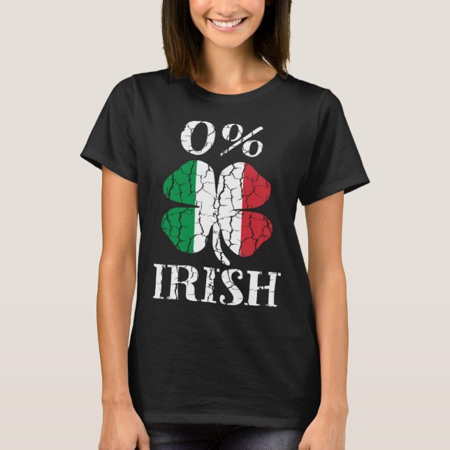 0 Irish Irish St Patrick s Day Shamrock Pattys Iri T-Shirt (Front)