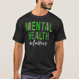 0 Leopard Mental Health Matters Awareness Month T-Shirt