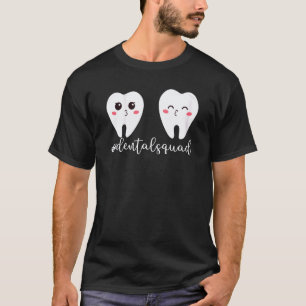 0 Love Cute Teeth Costume Dental Squad National De T-Shirt