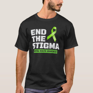 0 Mental Health Awareness Green Ribbon 1 T-Shirt