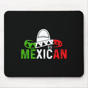 0% Mexican Cinco De Mayo Fiesta Sombrero Funny 0% Mouse Mat