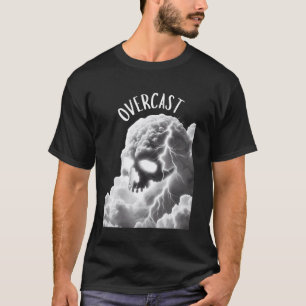 0 Overcast Skull Cloud Punk Mental Health Active M T-Shirt