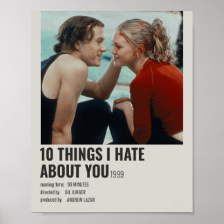 0 things I hate about you 999 Poster