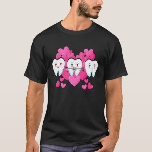 0 Tooth Fairy Valentine's Day Dentist Dear Dental T-Shirt