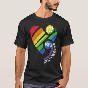 0 You Matter Semicolon Don't Let Your Story End Me T-Shirt