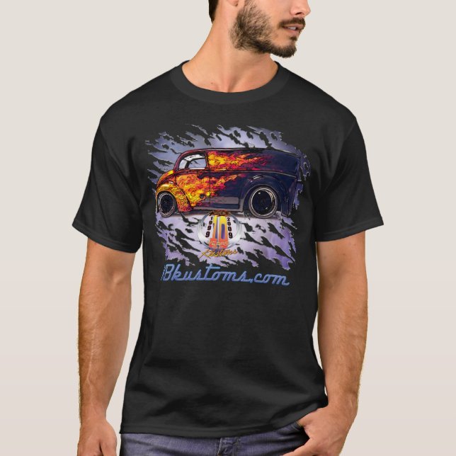 0yr Real Flame Divco-purple rip T-Shirt (Front)