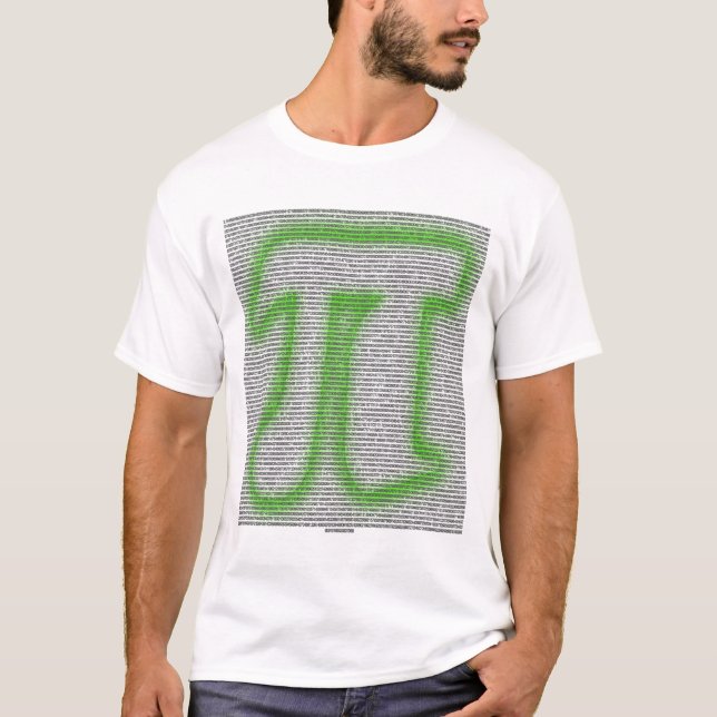 10000 Digits of Pi T-Shirt (Front)