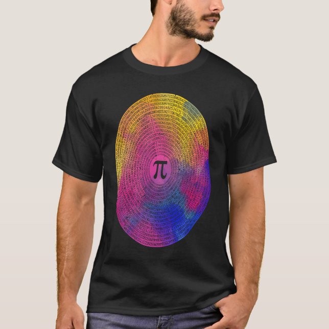 10000 Digits Pi Sign Math  Mathematics Nerd Pi Day T-Shirt (Front)
