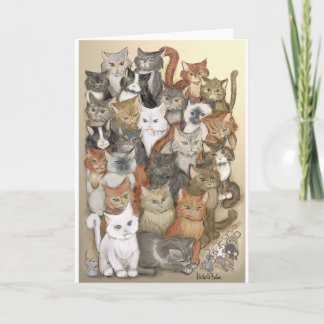 1000 cats card