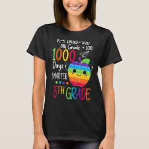1000 days of school 5th Grade Teacher 1000 Days Sm T-Shirt