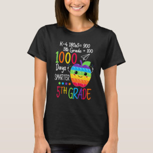 1000 days of school 5th Grade Teacher 1000 Days Sm T-Shirt
