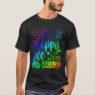 1000 Days Smarter Fifth Grade Teacher 100th Day Of T-Shirt
