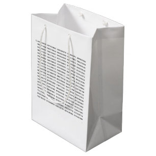 1000 First Digits Pi Number Mathematical symbol Medium Gift Bag
