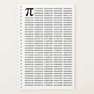 1000 First Digits Pi Number Mathematical symbol Planner