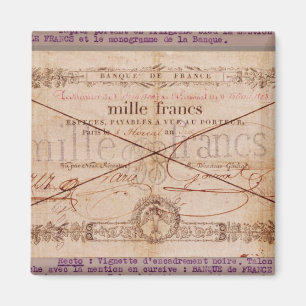 1000 Francs banknote from 8 Floreal, An X Magnet