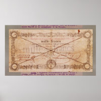 1000 Francs banknote from 8 Floreal, An X