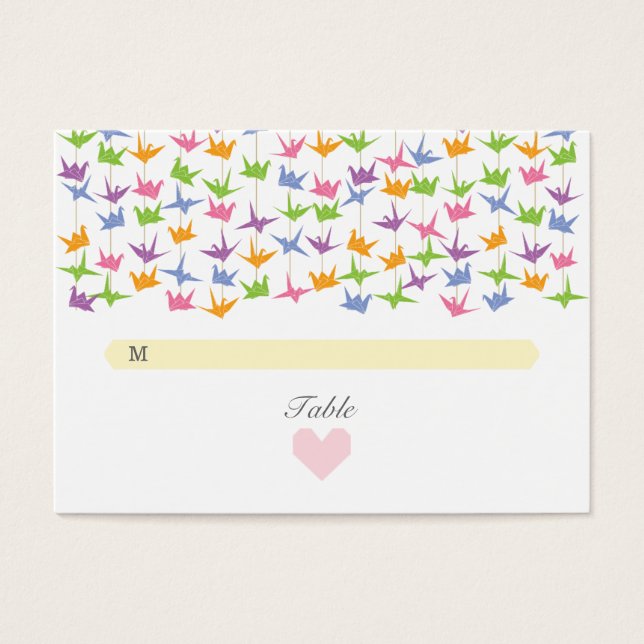 1000 Hanging Origami Paper Cranes Wedding (Front)