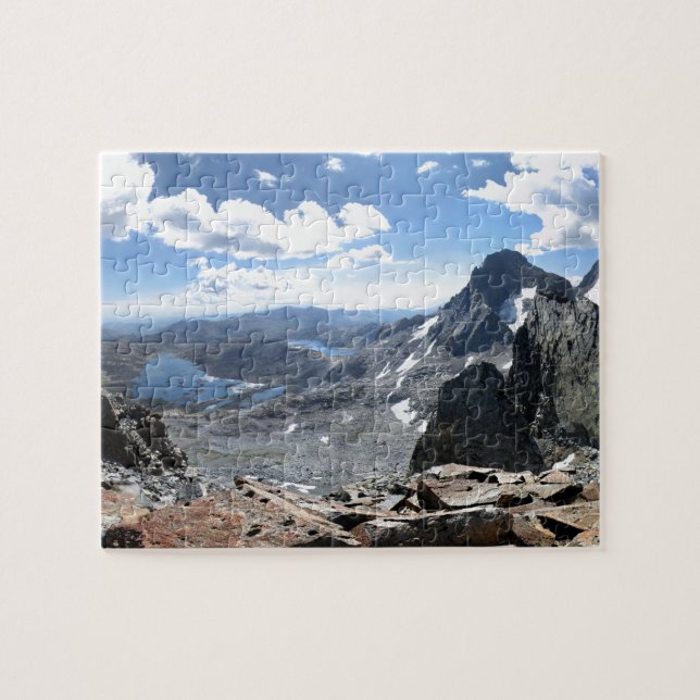 1000 Island Lake and Banner Peak from Mt Davis Jigsaw Puzzle (Horizontal)