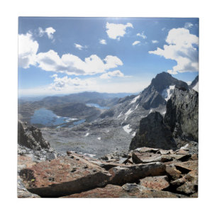1000 Island Lake and Banner Peak from Mt Davis Tile