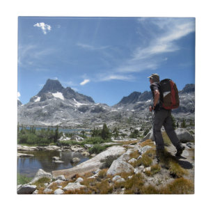 1000 Island Lake and Banner Peak - John Muir Trail Tile