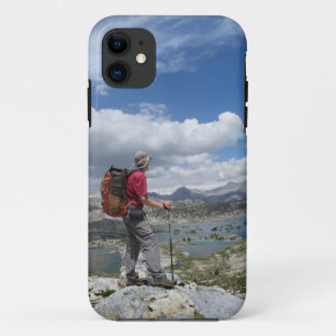 1000 Island Lake and Banner Peak Panorama - Sierra iPhone 11 Case