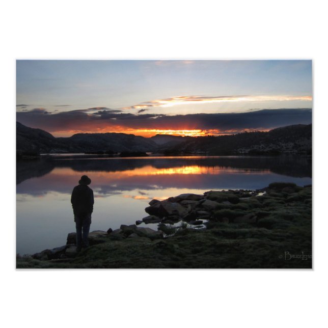 1000 Island Lake Sunrise - Ansel Adams Wilderness Photo Print (Front)