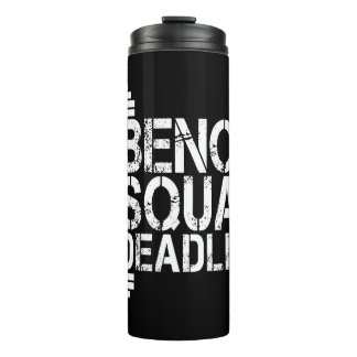 1000 Lbs Bench Squat Deadlift Powerlift Fitness Thermal Tumbler