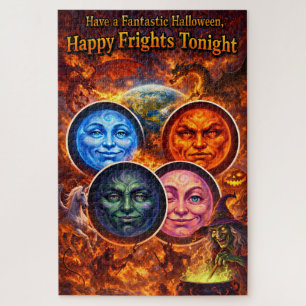 1000 piece celestial Halloween fantasy jigsaw Puzzle