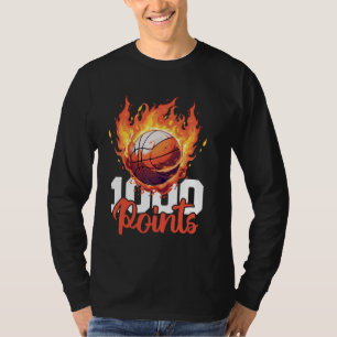 1000 Points Basketball Scorer High School Basketba T-Shirt
