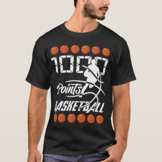 1000 Points Basketball Scorer High School Basketba T-Shirt